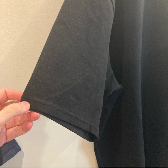 EMMA KNUDSEN Sz 2X Oversized Cotton Blend Short Sleeve Tunic Jersey Knit Dress - Picture 8 of 8